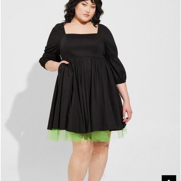 Wizard of Oz-  Wicked Witch Dress. Torrid brand size 0 - Picture 5 of 7